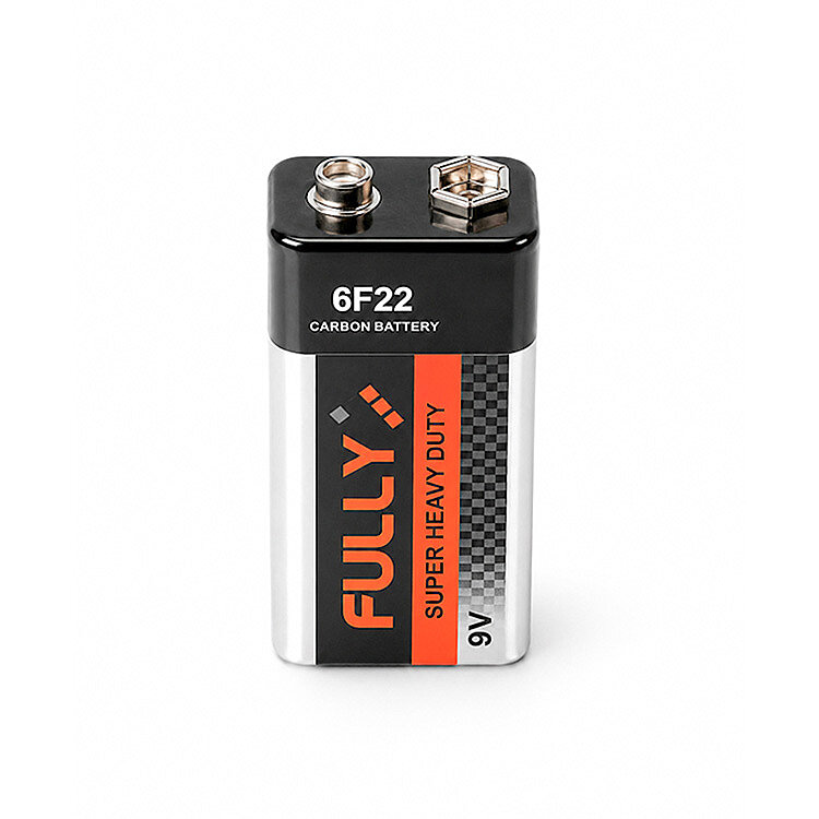 Fully Çinko Karbon Pil - 9 Volt - 2