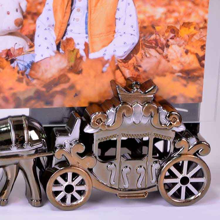 Glass Frame With Pen Holder and Carriage - 4
