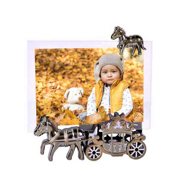 Glass Frame With Pen Holder and Carriage - 6