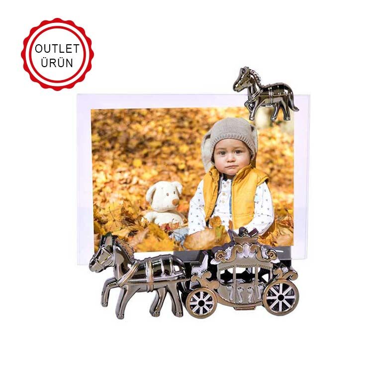Glass Frame With Pen Holder and Carriage - 1