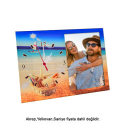Glass Photo Frame Clock - 2