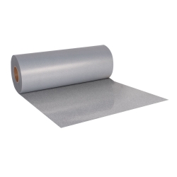 Glitter Gümüş Tekstil Folyosu - 50cmx1Metre - 1