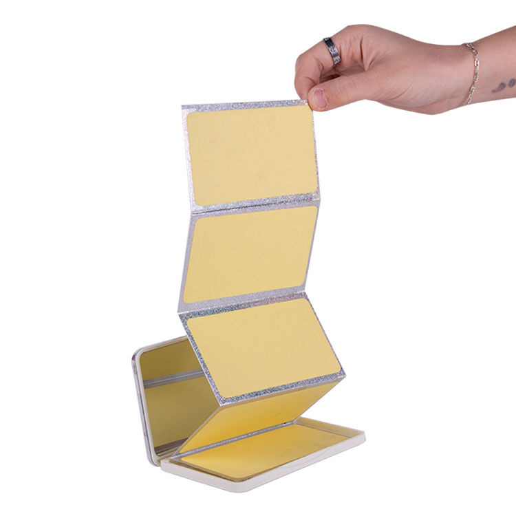 Gold ve Gümüş Aynalı Cep Albüm - 8x12cm - 5