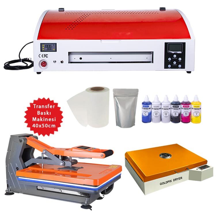 Goldpix A3 L DTF Mega Tekstil Baskı Makine Seti - 1