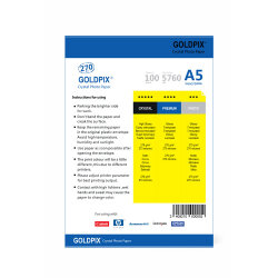 Goldpix 15x21 İnkjet Fotoğraf Kağıdı - 270gr - 5