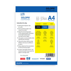 Goldpix 20x30 İnkjet Fotoğraf Kağıdı - 270gr - 6