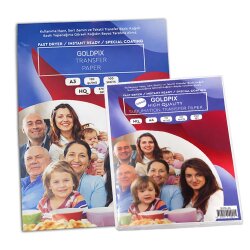 Goldpix A3 ve A4 Süblimasyon Transfer Baskı Kağıtları - 120gr - NobbyStar