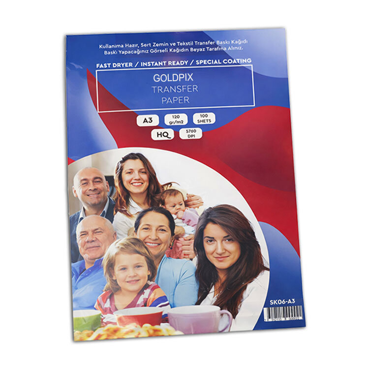 Goldpix A3 ve A4 Süblimasyon Transfer Baskı Kağıtları - 120gr - 3