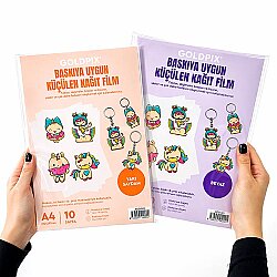 Goldpix Beyaz ve Yarı Seffaf Küçülen Kağıt Filmler - 20x30cm - Goldpix