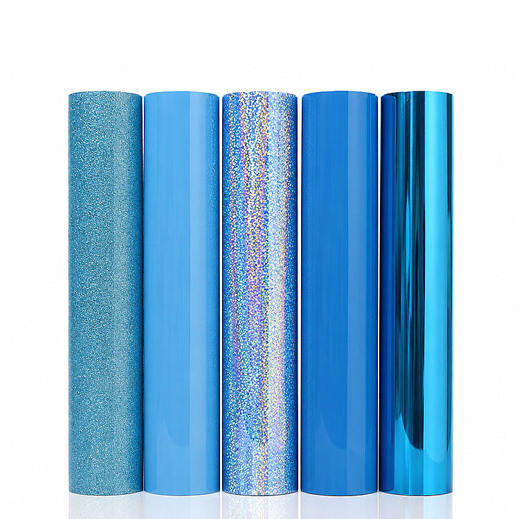 Goldpix Desenli Mavi Tekstil Baskı Folyo Seti 5'li Paket - 25x30cm - 4