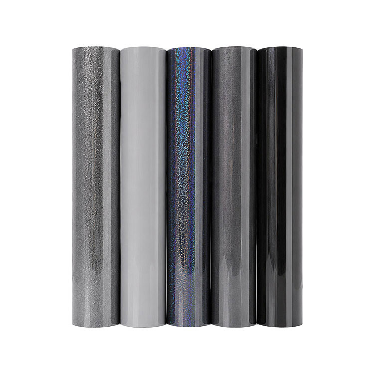Goldpix Desenli Siyah Tekstil Baskı Folyo Seti 5'li Paket - 25x30cm - 4