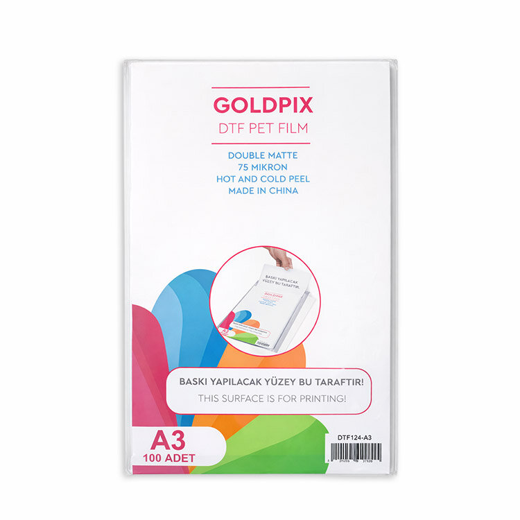 Goldpix DTF Pet Film - 100 adet - 5