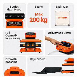 Goldpix Full Otomatik Düz Isı Transfer Baskı Makinesi - 38x38cm - Goldpix (1)