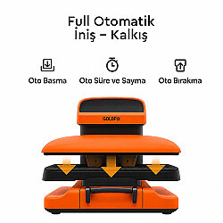 Goldpix Full Otomatik Düz Isı Transfer Baskı Makinesi - 38x38cm - 4