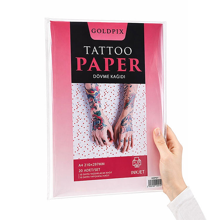 Goldpix İnkjet Geçici Dövme Kağıdı - 20x30cm - 1