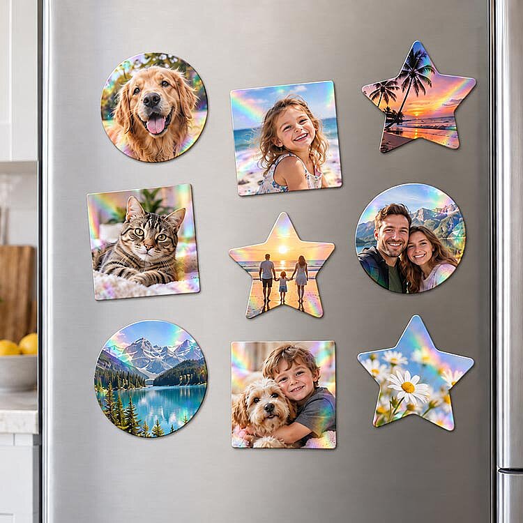 Goldpix İnkjet Hologram Manyetik Fotoğraf Kağıdı 10 Adet - 20x30cm - 2