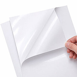 Goldpix İnkjet Yapışkanlı Parlak Beyaz Sticker Film Etiket Kağıdı - 20x30cm - 5