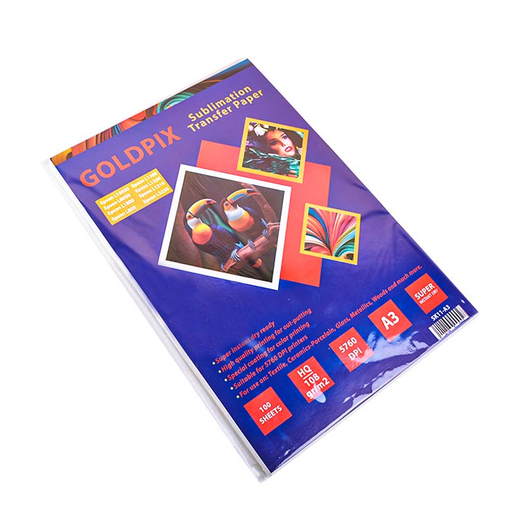 Goldpix Premium A4 ve A3 Süblimasyon Transfer Kağıtlar - 108gr. - 4