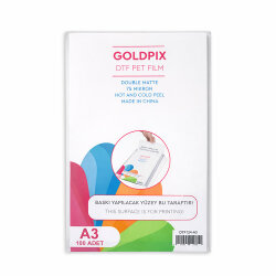 Goldpix Premium DTF Pet Film - 100 adet - 5
