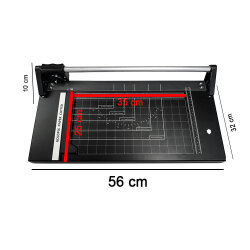 Goldpix Sürgülü Kağıt Kesme Giyotin - 35cm - 2