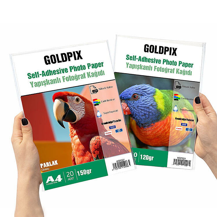 Goldpix Yapışkanlı İnkjet Fotoğraf Kağıdı - 20x30cm - 1