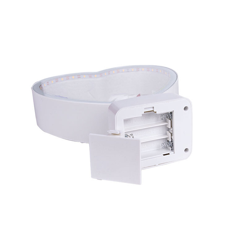 Güllü LED'li Kalp Abajur Çerçeve - 5