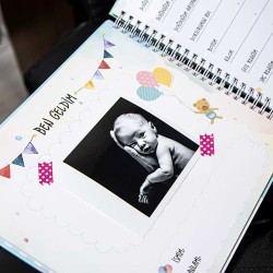 Hamilelik Ve Anne Bebek Günlüğü Mavi - Anı Defteri - Thumbnail