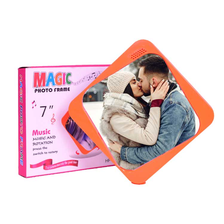 Hareketli Müzikli Kare Fotoğraf Çerçevesi - 9
