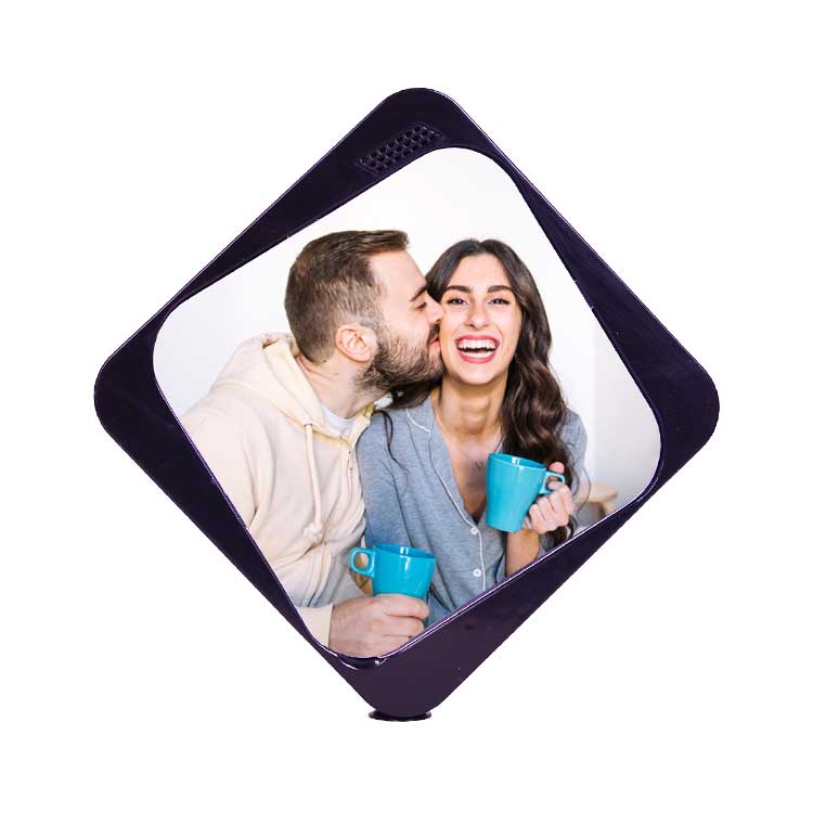 Hareketli Müzikli Kare Fotoğraf Çerçevesi - 7
