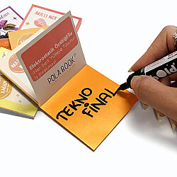 Hayvanlı ve Meyveli Mini Akıllı Not Kağıdı 100 Yaprak Yapışkanız Post-it - 4'lü Paket - 4