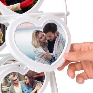 NobbyStar Hediye - Heart-Shaped Rotating Ferris Wheel Photo Frame (1)