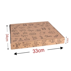 Hediye Kutusu 33x34x4,5cm. - 1