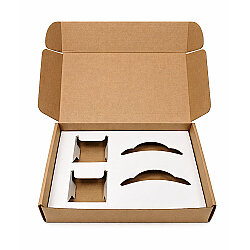 Hediyelik İkili Kahve Fincan Kutusu - 17x24x7cm - NobbyStar