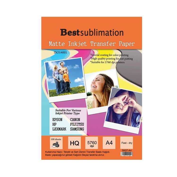 A4-A3 High Quality Sublimasyon Transfer Kağıt - 1