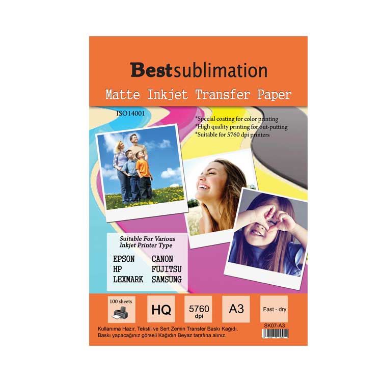A4-A3 High Quality Sublimasyon Transfer Kağıt - 2