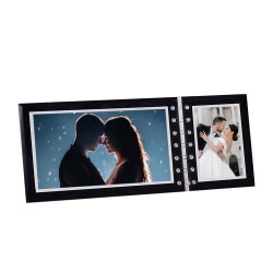 Horizontal Glass Photo Frame - Thumbnail