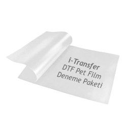 i-Transfer DTF Pet Film Deneme Paketi - 10 adet - Thumbnail