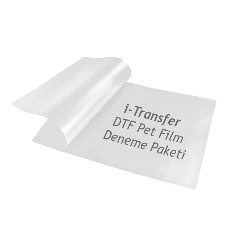 i-Transfer DTF Pet Film Deneme Paketi - 10 adet