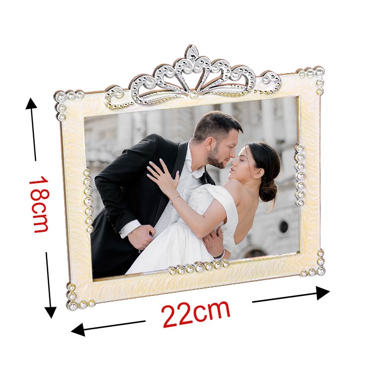 İnci Taşlı Fotoğraf Çerçevesi - 15x20cm - 3
