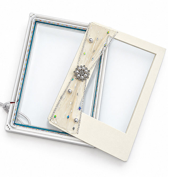 İnci Taşlı Led Işıklı Fotoğraf Çerçevesi - 6
