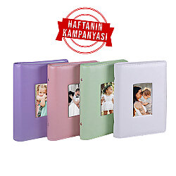 İnstax Polakart Pencereli Fotoğraf Albümü - 193 Kapasite - NobbyStar