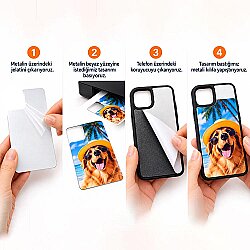 iPhone 13 Süblimasyon Telefon Kılıfı - 3'lü Paket - 3