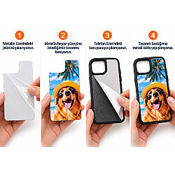 iPhone 14 Pro Süblimasyon Telefon Kılıfı - 3'lü Paket - 3