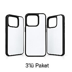 iPhone 14 Pro Süblimasyon Telefon Kılıfı - 3'lü Paket - NobbyStar