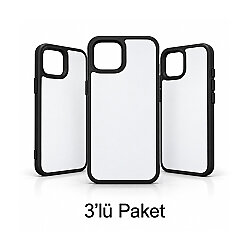 iPhone 14 Süblimasyon Telefon Kılıfı - 3'lü Paket - NobbyStar