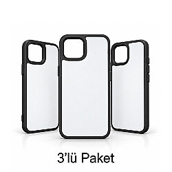 iPhone 15 Süblimasyon Telefon Kılıfı - 3'lü Paket - NobbyStar