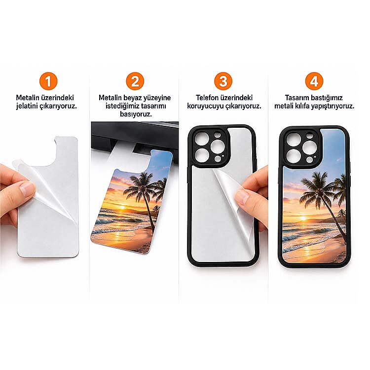 iPhone 16 Pro Süblimasyon Telefon Kılıfı - 3'lü Paket - 3