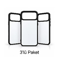 iPhone 17 Pro Max Süblimasyon Telefon Kılıfı - 3'lü Paket - NobbyStar