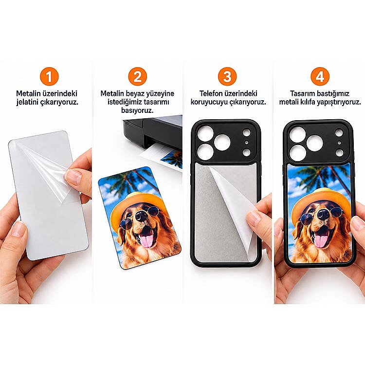 iPhone 17 Pro Süblimasyon Telefon Kılıfı - 3'lü Paket - 3