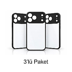 iPhone 17 Pro Süblimasyon Telefon Kılıfı - 3'lü Paket - NobbyStar